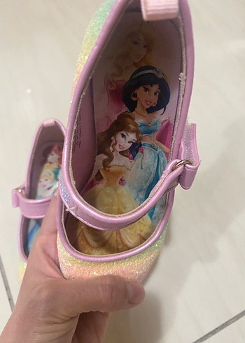 H&M Kiz Cocuk Topuklu Simli Ayakkabi - Görsel 3