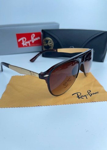 Yeni Sezon Ray-Ban Klasik Kahverengi Erkek Güneş Gözlüğü - Görsel 2