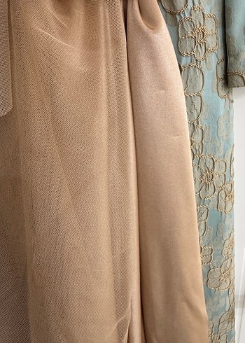 Düğmeli Nakışlı Uzun Vintage Nişan Elbisesi - Görsel 7