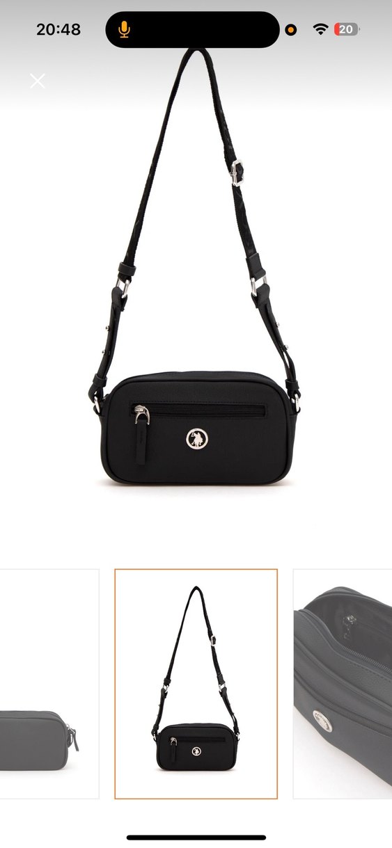 Kadın Siyah Deri Çapraz Çanta - Görsel 4