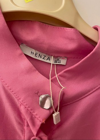 universal Beden HENZA Pembe Piliseli Kadın Tunik