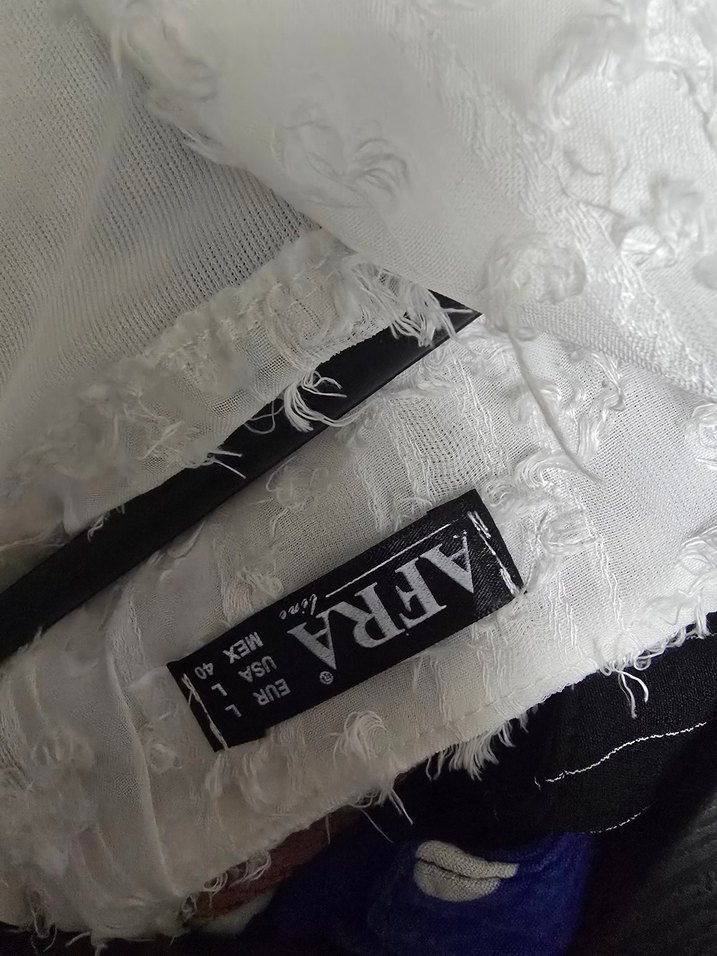 Uzun Beyaz Bohem Keten Elbise - Görsel 5