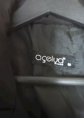 Siyah Fermuarlı Kadın Midi Ceket - Görsel 5