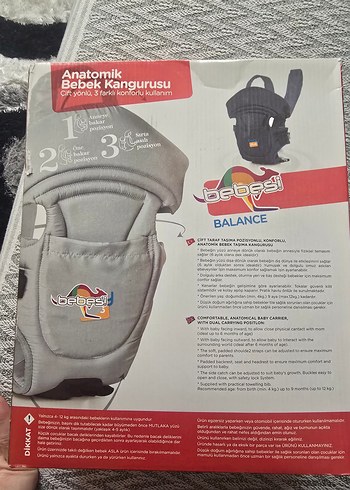 Bebesi Anatomik Kırmızı Bebek Kangurusu - Görsel 3