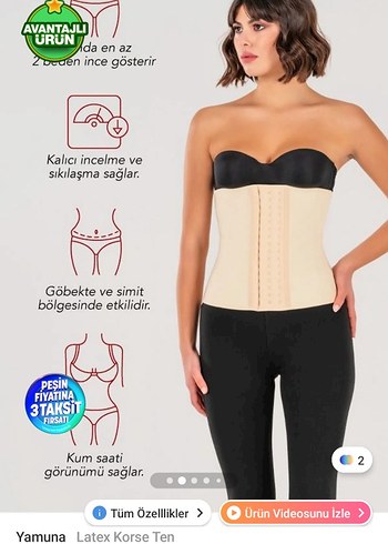 Yamuna Ten Renk Korse Mini - Görsel 2