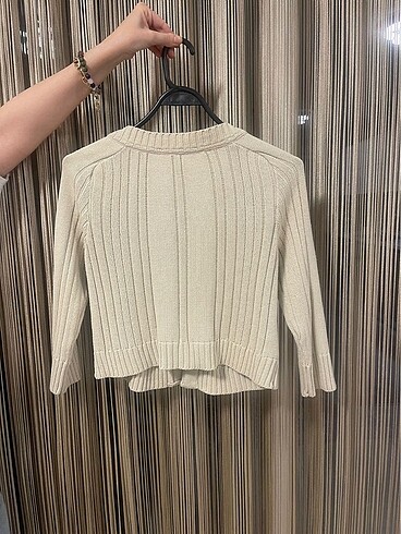 Kısa Örgü Hırka - Görsel 5