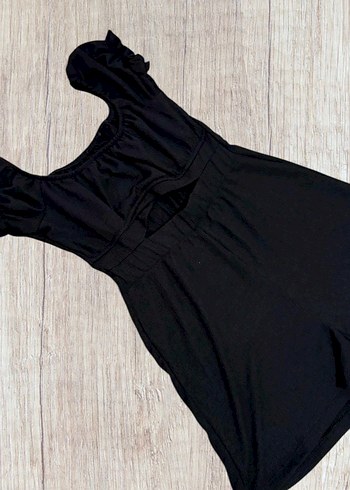 Siyah Mini Tulum - Görsel 2