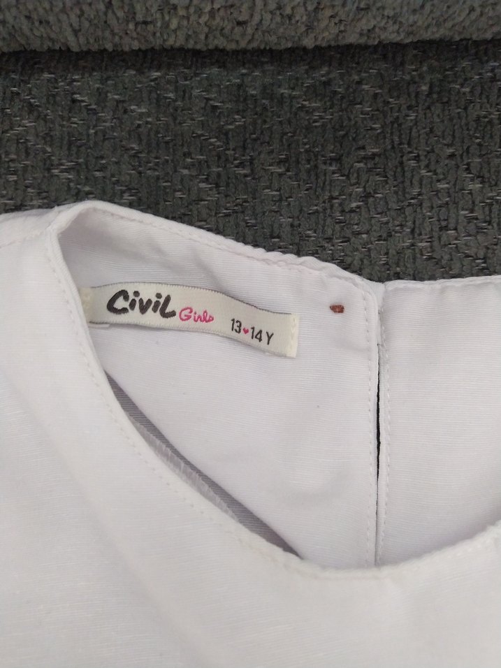 Beyaz kız çocuk Uzun Kollu, - Görsel 2