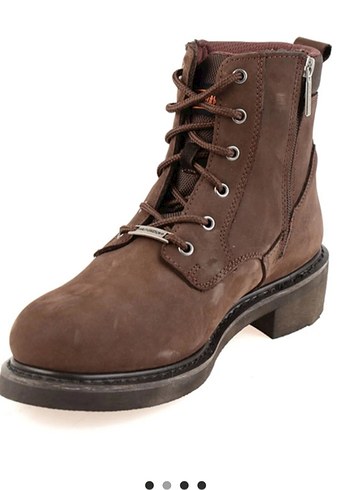 Harley-Davidson Kahverengi Süet Biker Bot - Görsel 2