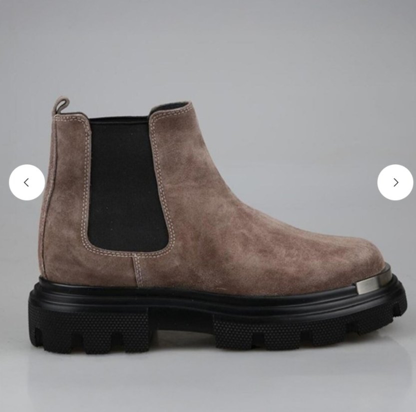 Harley-Davidson Kahverengi Süet Biker Bot - Görsel 3