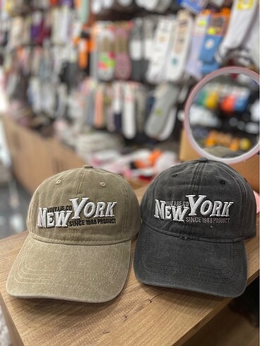 New York Yazılı şapka