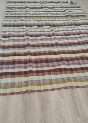 Diğer Bohem Çok Renkli Çizgili Kilim