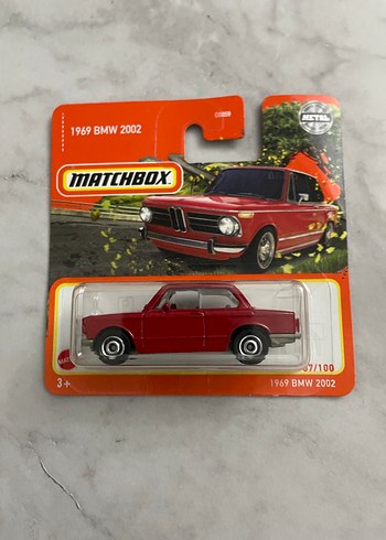 Kırmızı Matchbox 1969 BMW 2002 Diecast 1:64