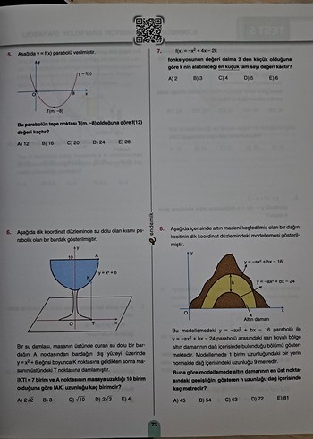 AYT Matematik Soru Bankası Endemik