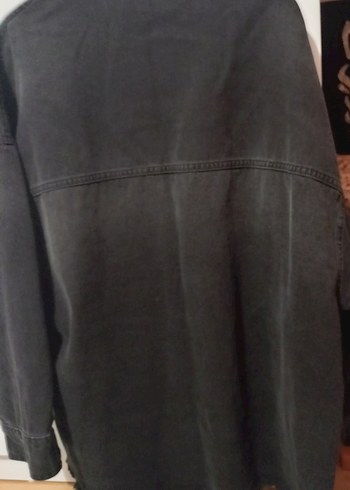 Siyah Düğmeli Oversize Denim Ceket l xl xxl bedene uygundur - Görsel 4