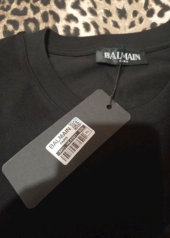 Deri Cepli Siyah  Tişört - Görsel 3