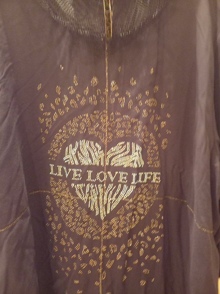 Siyah Uzun Kapüşonlu Kadın gömlek Tasarım bir ürün - Görsel 5