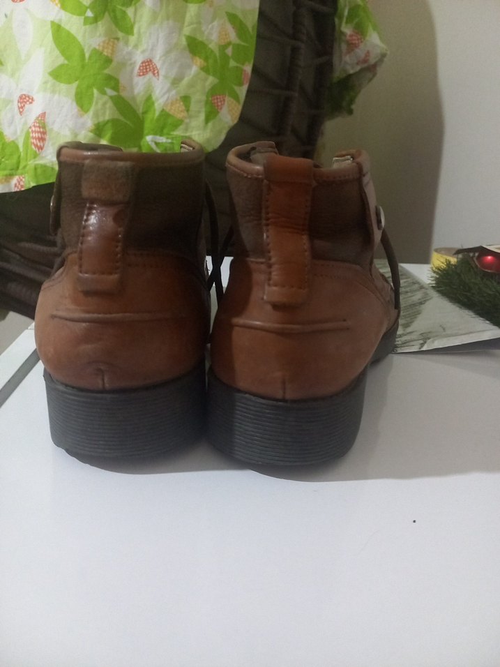 Kahverengi Bağcıklı Erkek Botları - Görsel 3