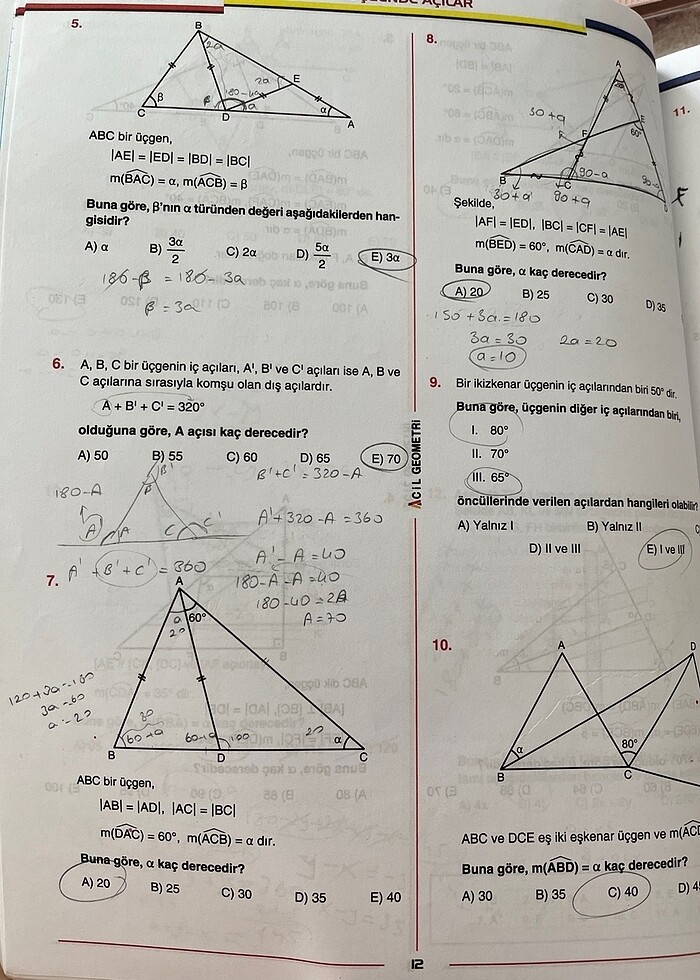 Acil yayınları geometri kitabı - Görsel 2