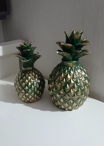 Parlak Yeşil Ananas Biblo Seti - Görsel 4