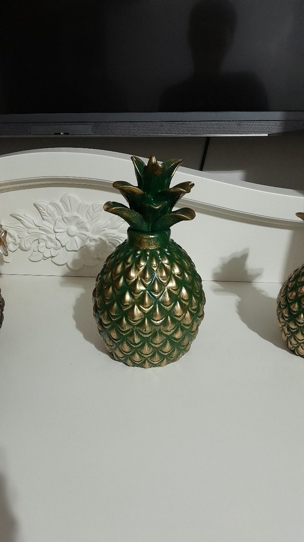 Parlak Yeşil Ananas Biblo Seti - Görsel 3