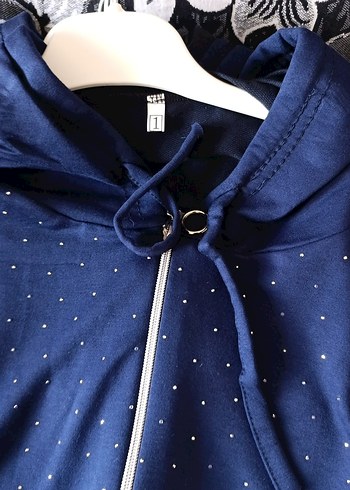 Uzun Kollu Mavi Rahat Pijama Takımı - Görsel 2