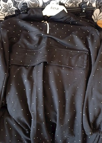 Uzun Kollu Mavi Rahat Pijama Takımı - Görsel 4