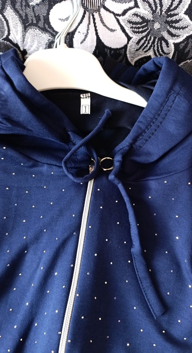 Uzun Kollu Mavi Rahat Pijama Takımı - Görsel 2