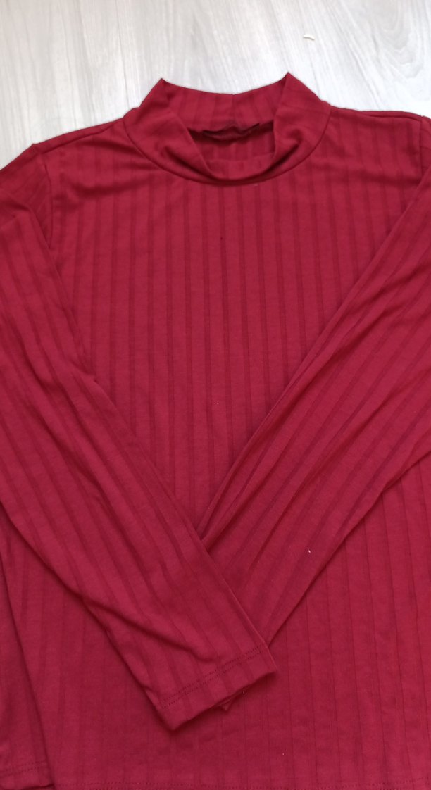 LC Waikiki Bordo Kadın Bluz - Görsel 2