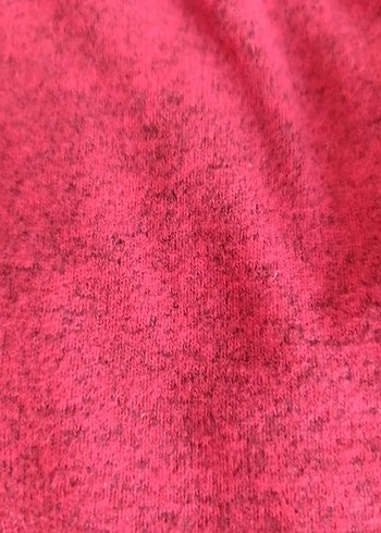 Koyu Kırmızı Kadın Basic Sweatshirt - Görsel 3