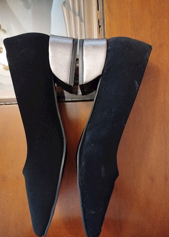 Siyah Stiletto Topuklu Kadın Ayakkabı - Görsel 3