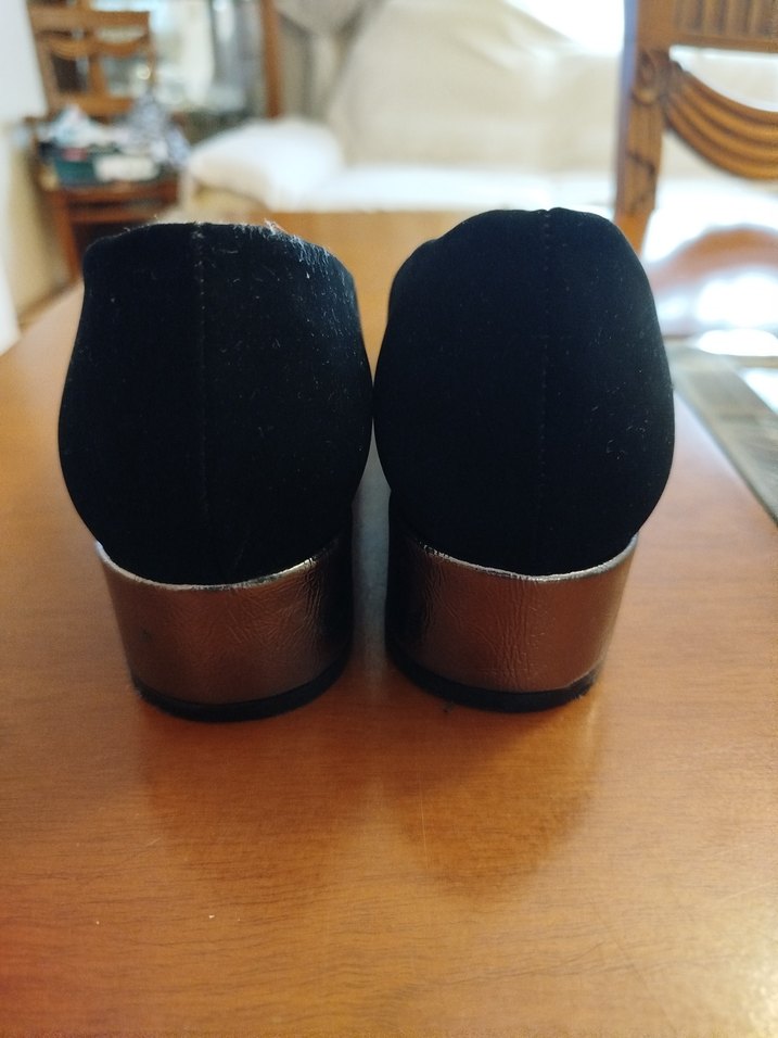 Siyah Stiletto Topuklu Kadın Ayakkabı - Görsel 4