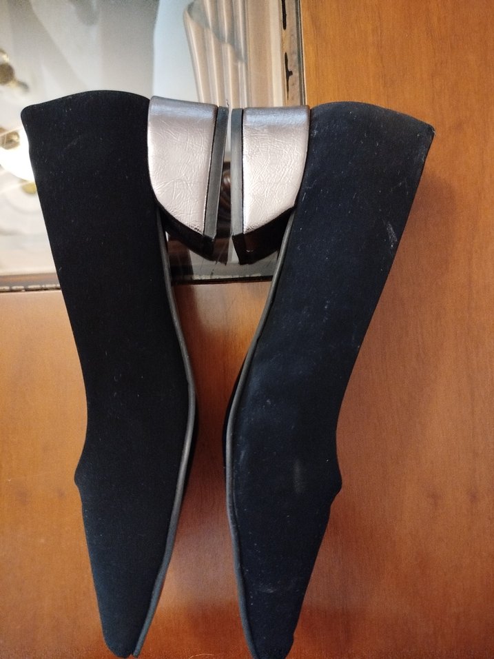 Siyah Stiletto Topuklu Kadın Ayakkabı - Görsel 3