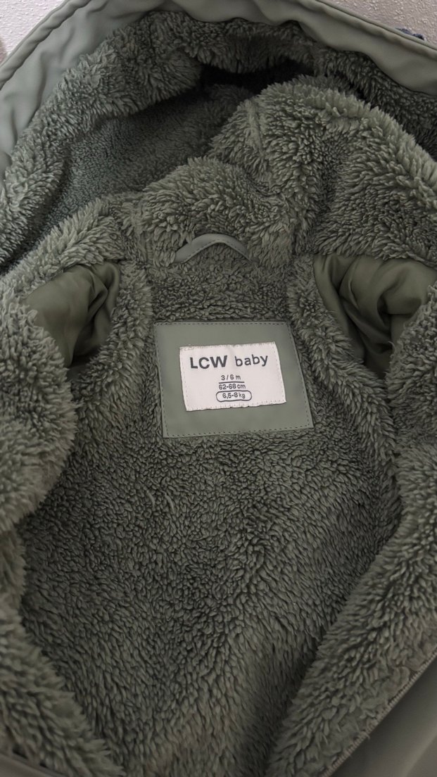 Haki Fermuarlı bebek tulumu - Görsel 3