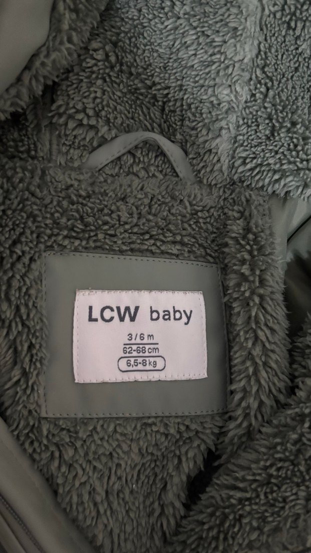 Haki Fermuarlı bebek tulumu - Görsel 2