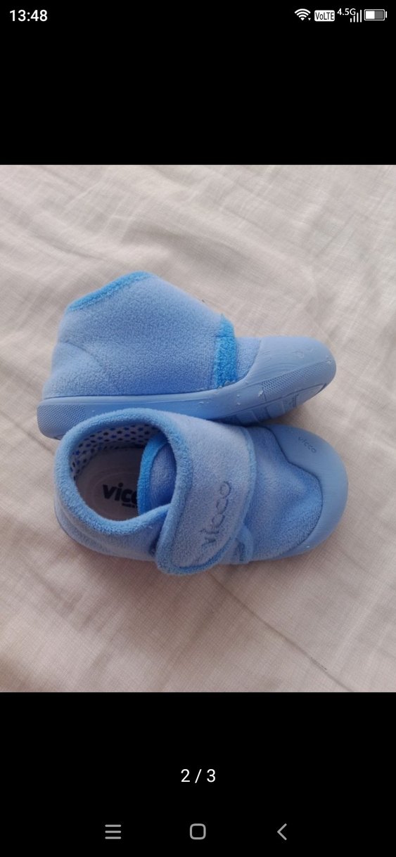 Vicco Erkek Çocuk Mavi Sıcak Ev Terliği - Görsel 2