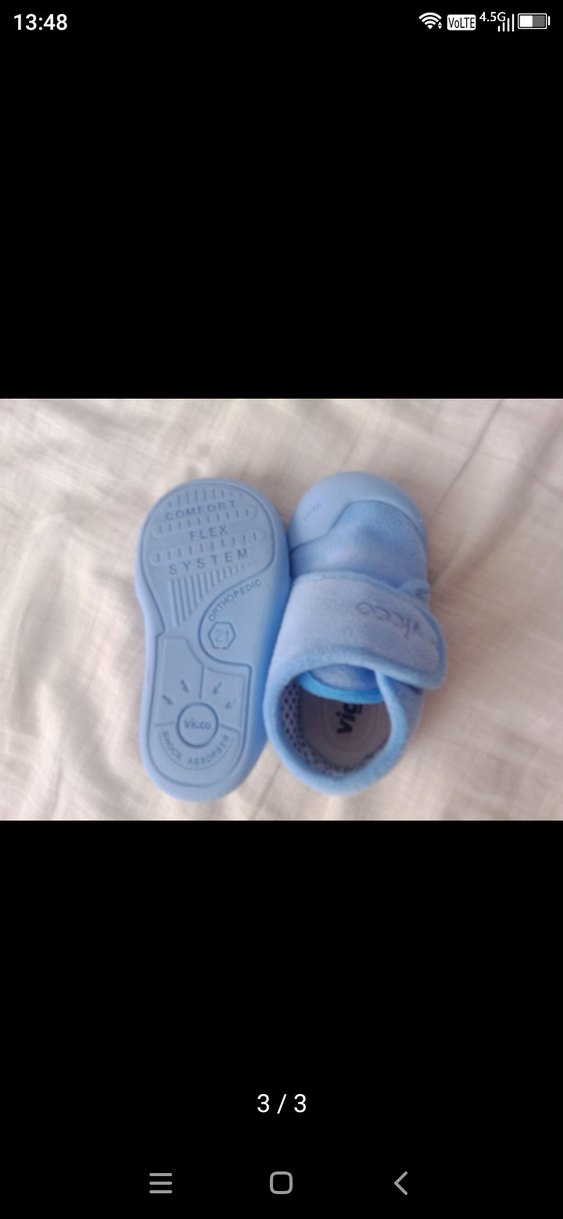 Vicco Erkek Çocuk Mavi Sıcak Ev Terliği - Görsel 3