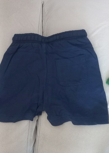 Diğer Koyu Mavi Erkek Çocuk Beli Bağcıklı Şort