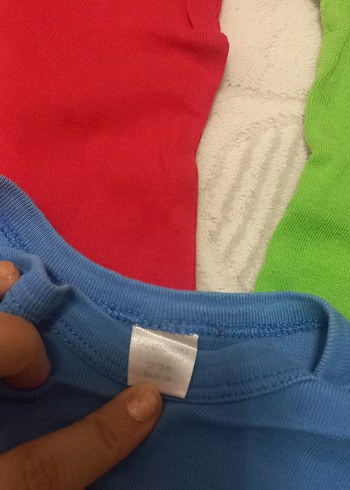 Renkli Pamuklu Bebek Kolsuz Body 3'lü - Görsel 3