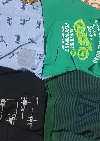 Erkek Çocuk Baskılı Kısa Kollu Pamuklu Tişört - Görsel 2