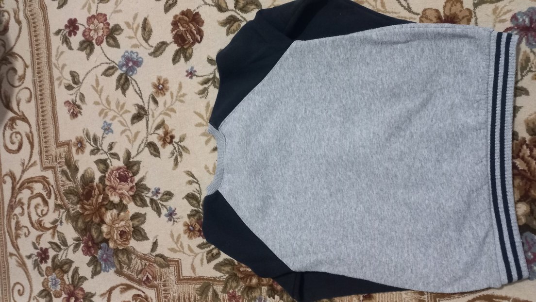 Gri Erkek Çocuk Triko Sweatshirt - Görsel 2