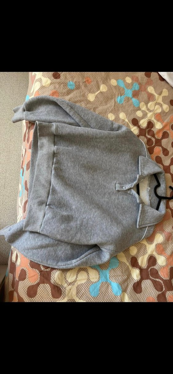 Gri Kadın Düğmeli Sweatshirt defacto - Görsel 3