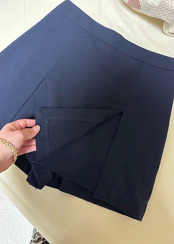 Lacivert Midi Pilili Kadın Etek - Görsel 3