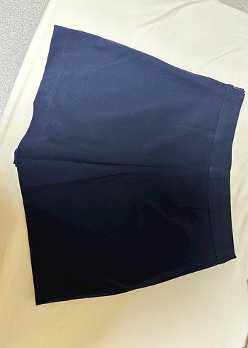 Lacivert Midi Pilili Kadın Etek - Görsel 2