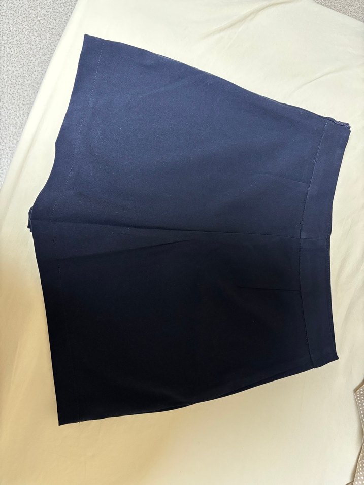 Lacivert Midi Pilili Kadın Etek - Görsel 2