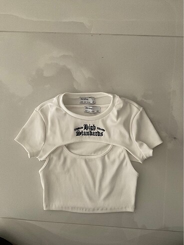BERSHKA 2li CROP TAKIM