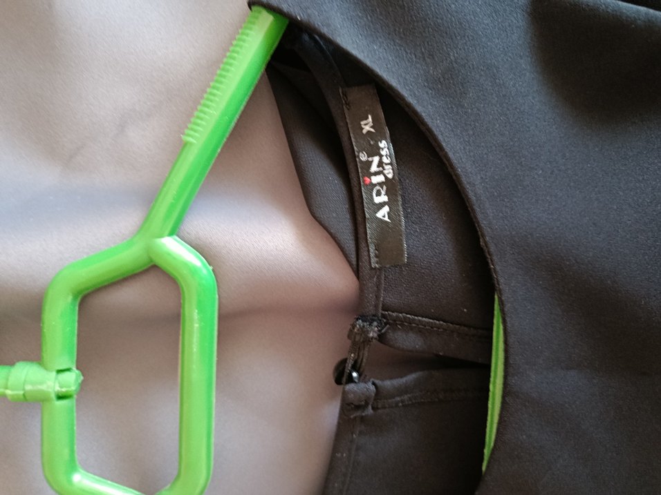 Kadın kısa  Kollu Drapeli Elbise - Görsel 4