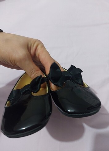 18 Beden siyah Renk H&M babet