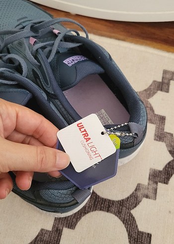 41 Beden gri Renk Gri Bağcıklı Kadın Spor Ayakkabı