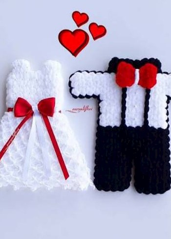 damat bohçası lif seti - Görsel 3